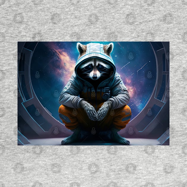 Astro Raccoon by WilbDigital